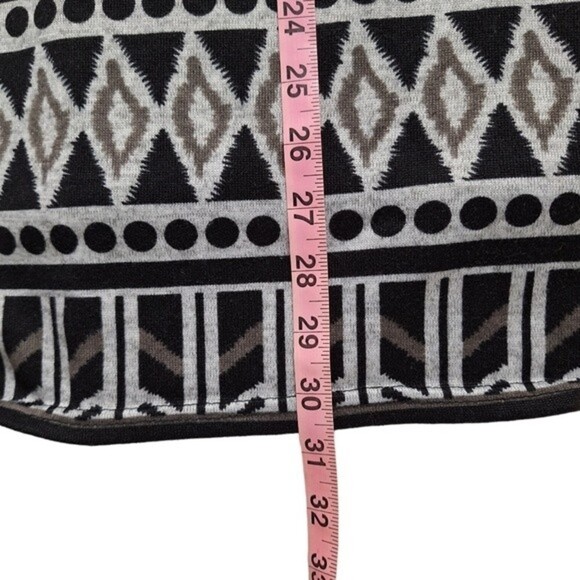 Bobbie Brooks Size 3X Plus Size Geometric Print 3/4 Sleeve Scoop Neck Tunic Top - Picture 9 of 9